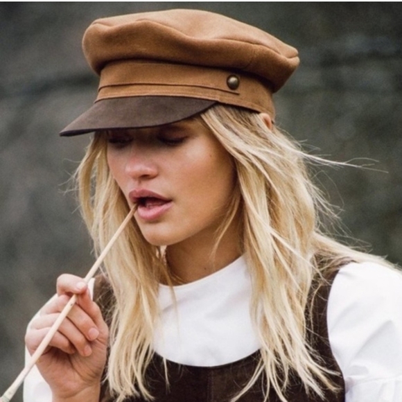 Lack of Color Unisex,various sizes, brown/ dark brown suede hat - Picture 3 of 10